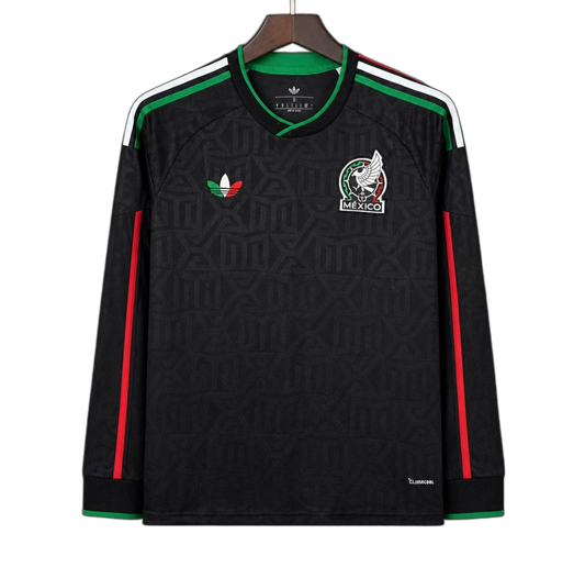 Mexico 2026 Third Jersey – Long Sleeve – Black