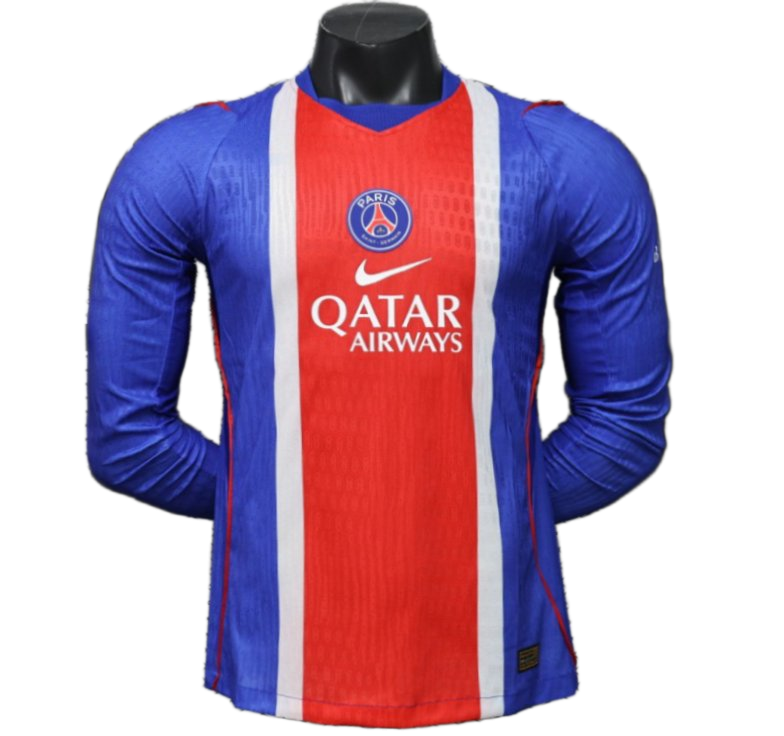 Paris Saint – Germain 2026/27 Home Jersey – Player Version – Long Sleeve – Red/Blue