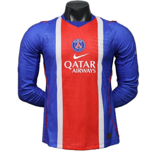 Paris Saint – Germain 2026/27 Home Jersey – Player Version – Long Sleeve – Red/Blue