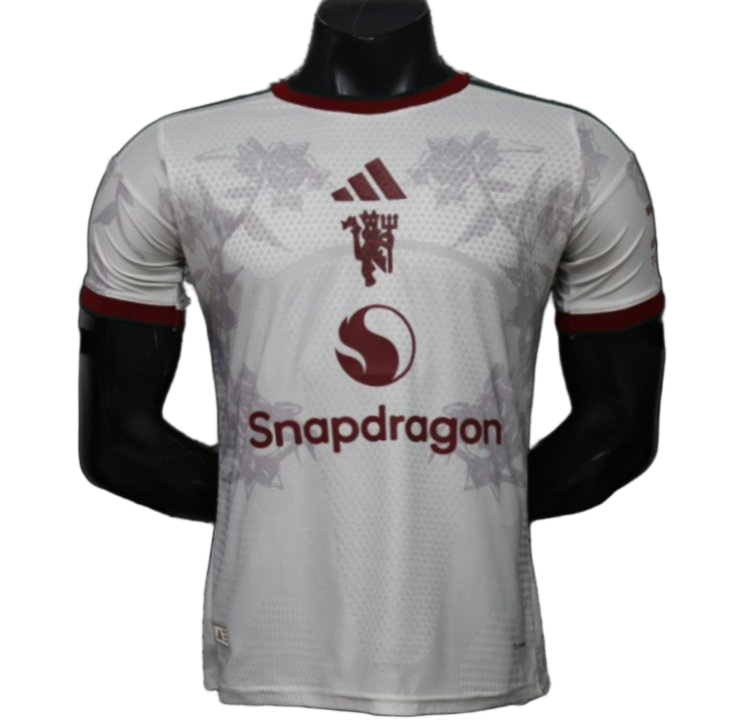 Manchester United 2026/27 Away Jersey – Player Version – Special Edition – White/Grey