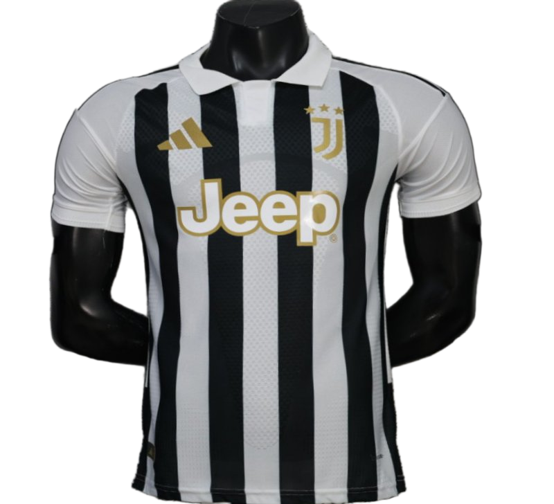 Juventus 2026/27 Home Jersey – Player Version – Black/White/Gold