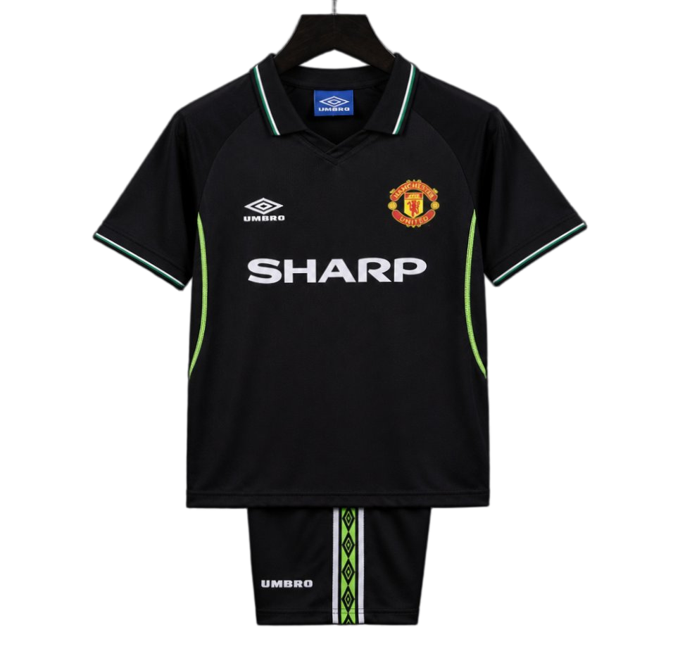 Manchester United 1998/99 Third Kids Kit – Retro Version