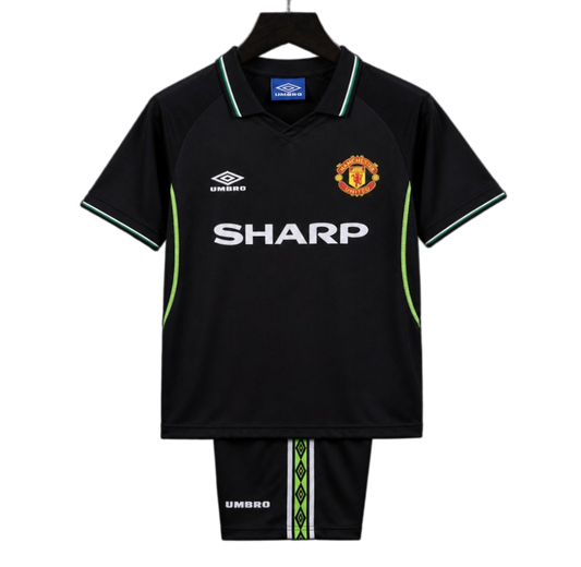 Manchester United 1998/99 Third Kids Kit – Retro Version