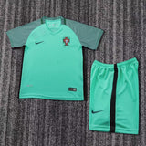 Portugal 2016 Away Kids Kit – Retro Version – Green
