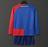 FC Barcelona 2008/09 Home Kids Kit – Long Sleeve – Retro Version