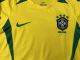 Brazil 2002 Home Kids Kit – Long Sleeve – Retro Version