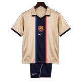 FC Barcelona 2001/02 Away Kids Kit – Retro Version