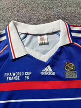 France 1998 Home Kids Kit – Long Sleeve – Retro Version