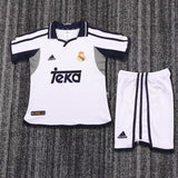 Real Madrid 2000/01 Home Kids Kit – Retro Version