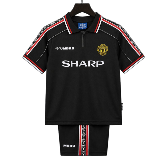 Manchester United 1998/99 Away Kids Kit – Retro Version