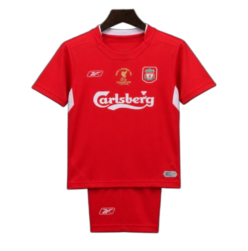 Liverpool 2004/05 Home Kids Kit – Retro Version