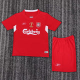 Liverpool 2004/05 Home Kids Kit – Retro Version