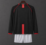 Manchester United 2007/08 Away Kids Kit – Long Sleeve – Retro Version