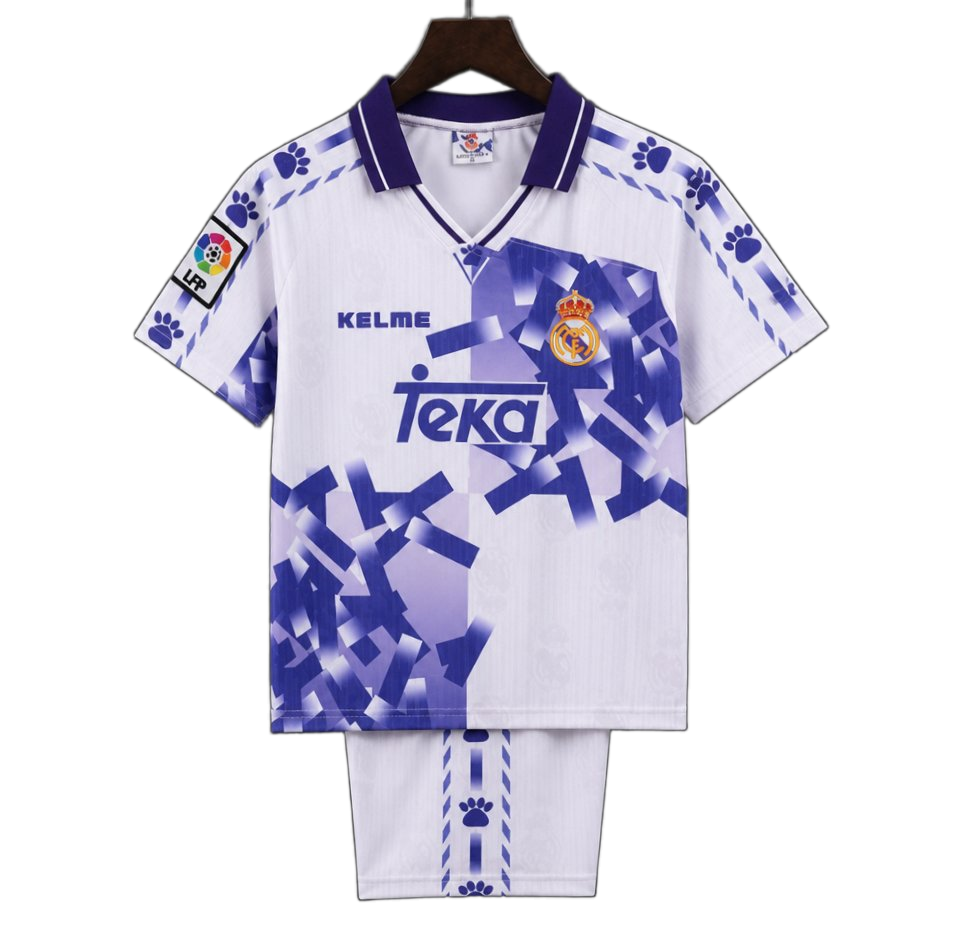 Real Madrid 1996/97 Third Kids Kit – Retro Version