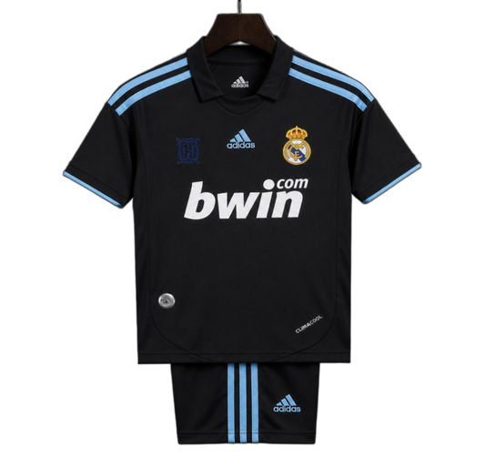 Real Madrid 2009/10 Away Kids Kit – Retro Version