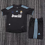 Real Madrid 2009/10 Away Kids Kit – Retro Version