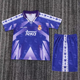 Real Madrid 1996/97 Away Kids Kit – Retro Version
