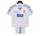Real Madrid 1996/97 Home Kids Kit – Retro Version