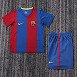 FC Barcelona 2006/07 Home Kids Kit – Retro Version