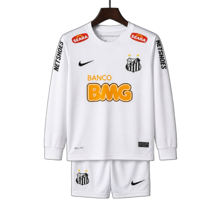 Santos 2012/13 Home Kids Kit – Long Sleeve – Retro Version