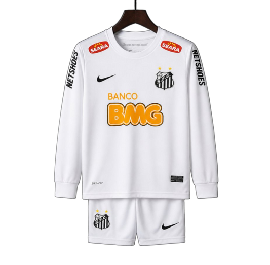 Santos 2012/13 Home Kids Kit – Long Sleeve – Retro Version