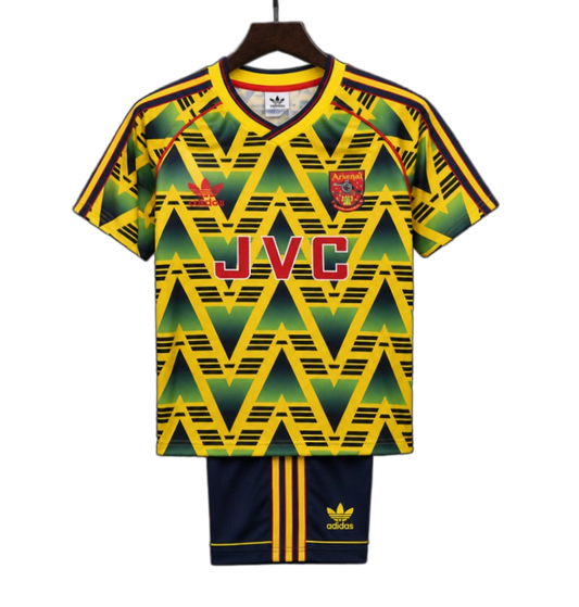 Arsenal 1991/93 Away Kids Kit – Retro Version