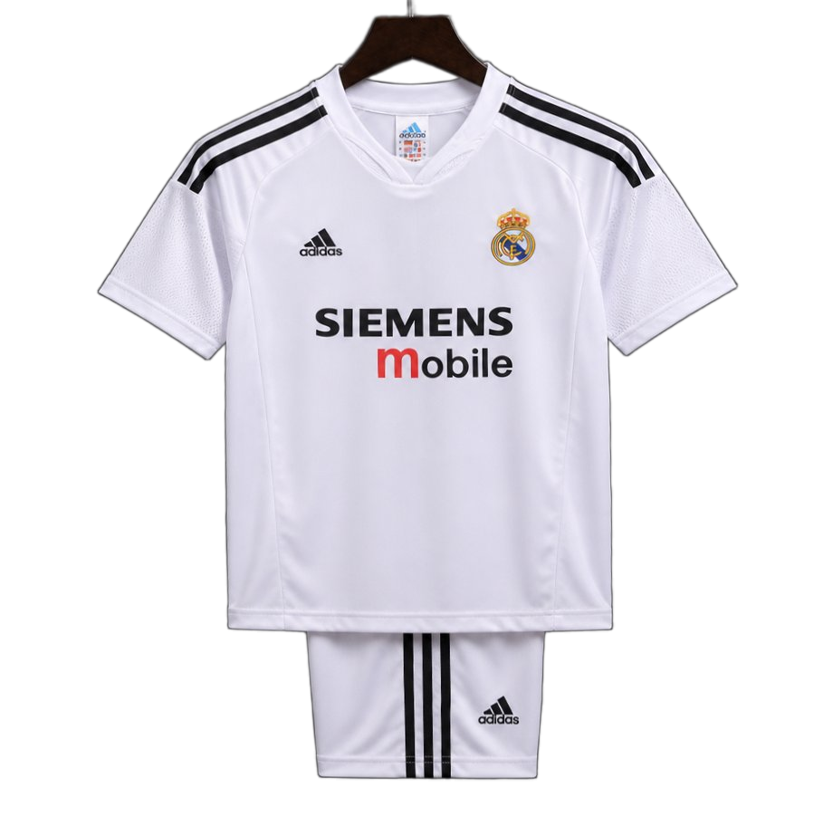 Real Madrid 2004/05 Home Kids Kit – Retro Version