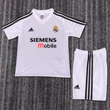 Real Madrid 2004/05 Home Kids Kit – Retro Version