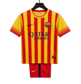 FC Barcelona 2013/14 Away Kids Kit – Retro Version