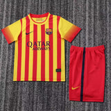 FC Barcelona 2013/14 Away Kids Kit – Retro Version
