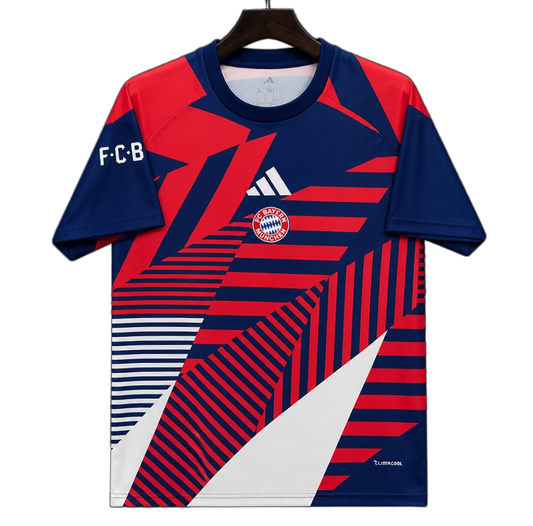Bayern Munich 2026/27 Pre – Match Training Top – Player Version – White/Red/Navy
