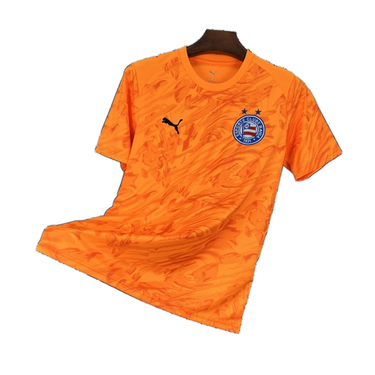 Bahia 2026/27 Goalkeeper Jersey – Orange Tonal Pattern