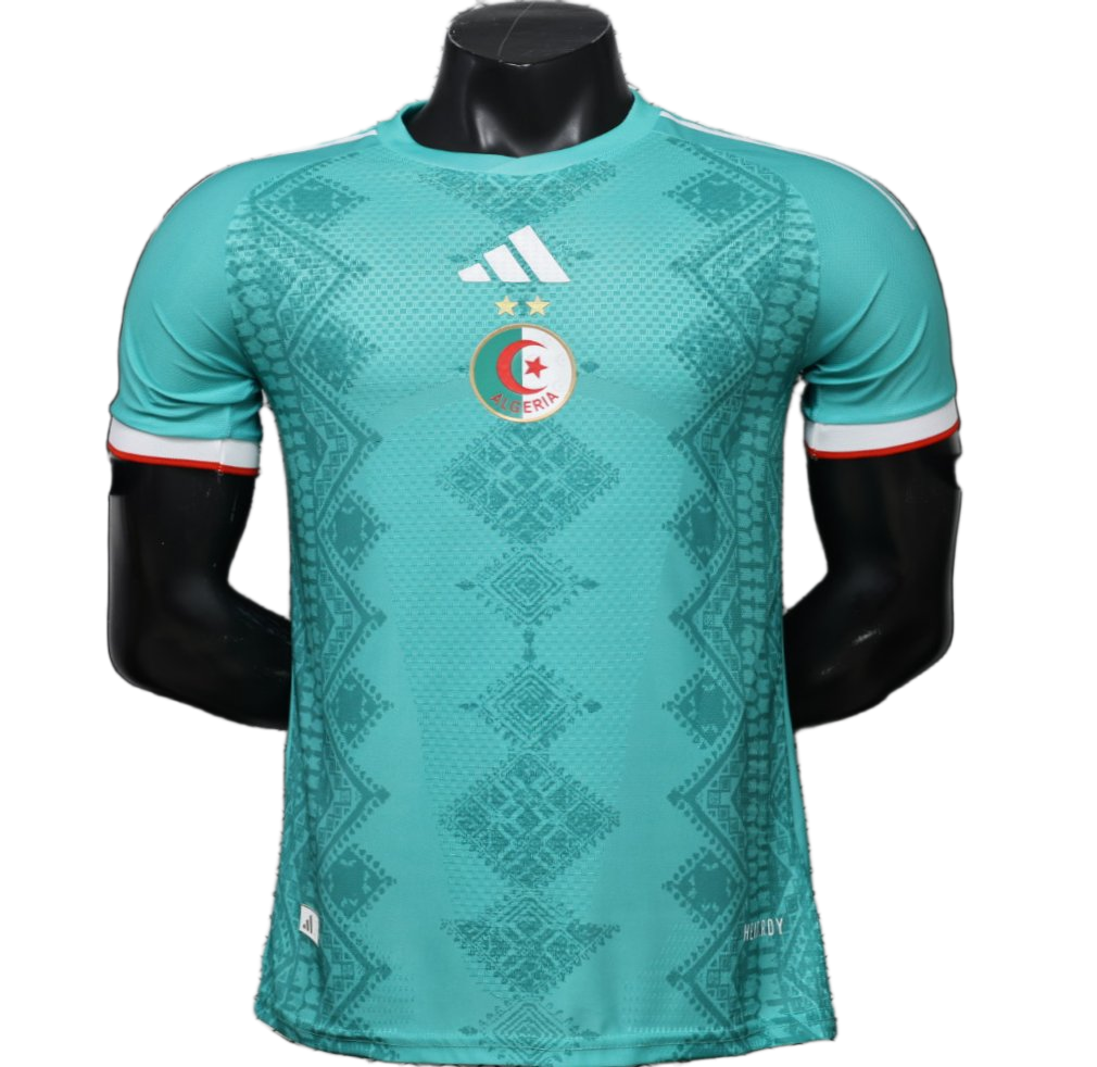 Algeria 2026/27 Away Jersey – Player Version – Special Edition – Green/Teal