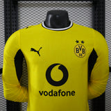 Borussia Dortmund 2026/27 Home Jersey – Player Version – Long Sleeve – Yellow