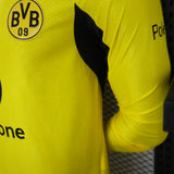 Borussia Dortmund 2026/27 Home Jersey – Player Version – Long Sleeve – Yellow