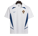 Portugal 2002 Away Jersey – Retro Version – White