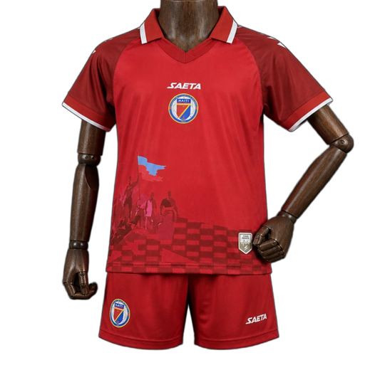 Haiti 2026 World Cup Third Kids Kit – Red