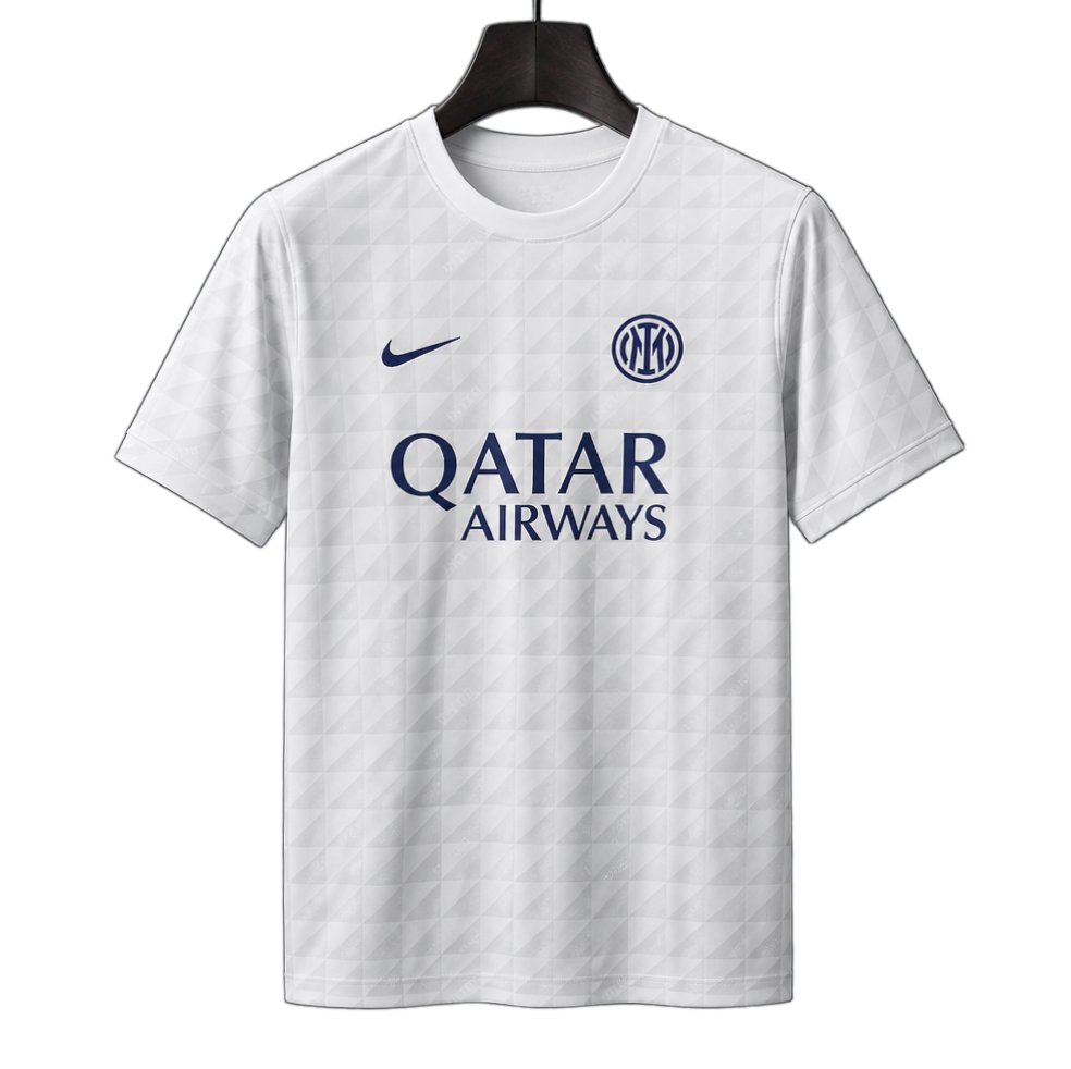 Inter Milan 2026/27 Pre – Match Training Top – Player Version – White/Gray