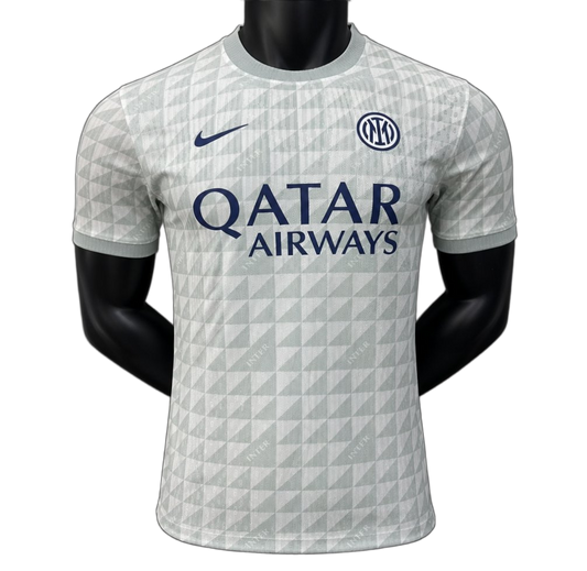 Inter Milan 2026/27 Training Jersey – Player Version – White/Gray