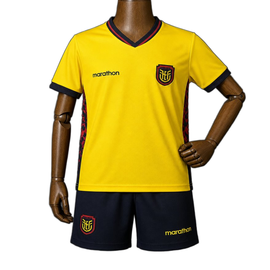 Ecuador 2026 World Cup Home Kids Kit