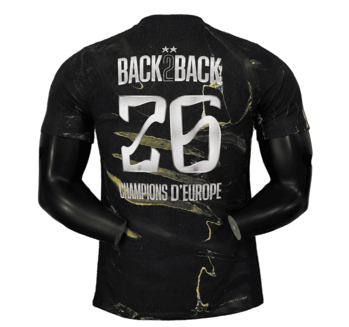 Paris Saint – Germain 2025/26 Third Jersey – Player Version – Black