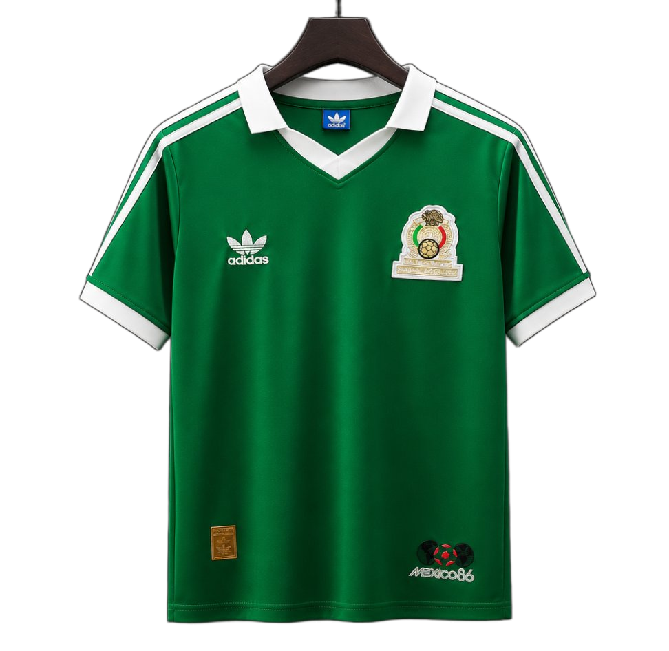 Mexico 1986 Home Jersey – Retro Version