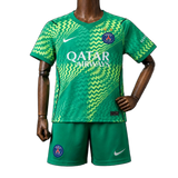Paris Saint – Germain 2026/27 Goalkeeper Kids Kit – Green