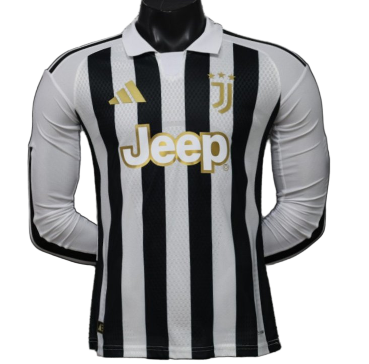 Juventus 2026/27 Home Jersey – Player Version – Long Sleeve