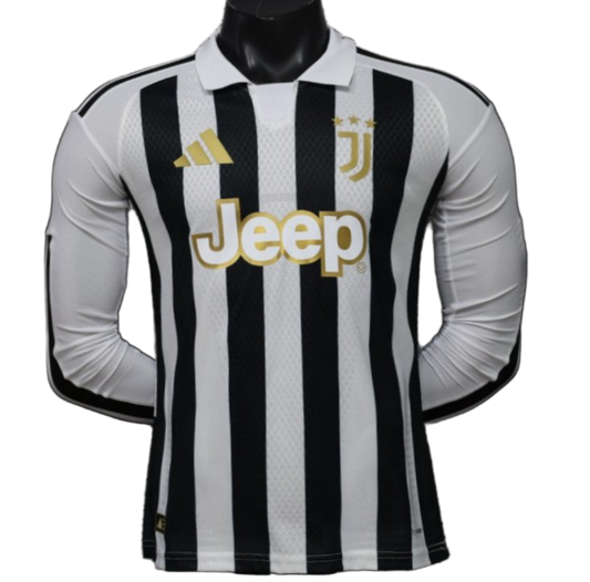 Juventus 2026/27 Home Jersey – Player Version – Long Sleeve