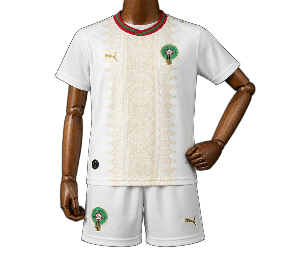 Morocco 2026 World Cup Away Kids Kit