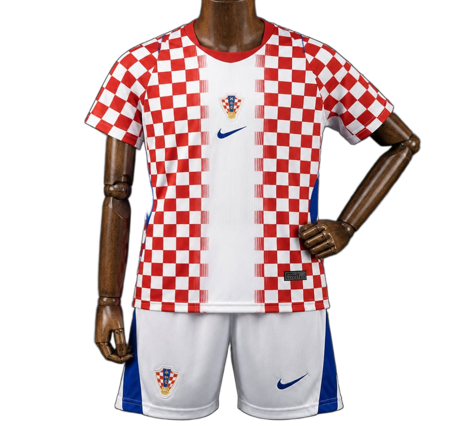 Croatia 2026 World Cup Home Kids Kit