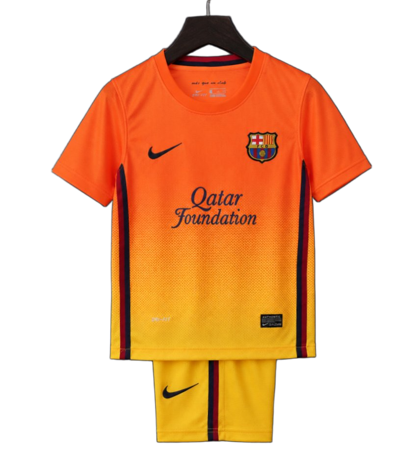 FC Barcelona 2012/13 Away Kids Kit – Retro Version