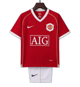 Manchester United 2006/07 Home Kids Kit – Retro Version