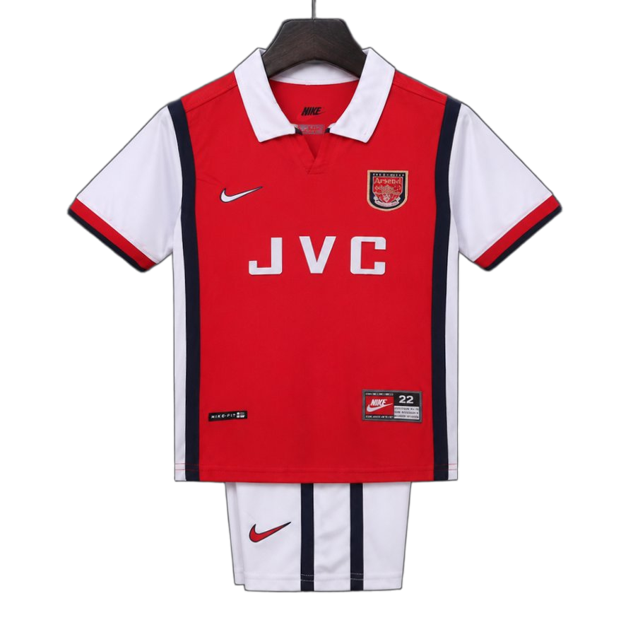 Arsenal 1998/99 Home Kids Kit – Retro Version